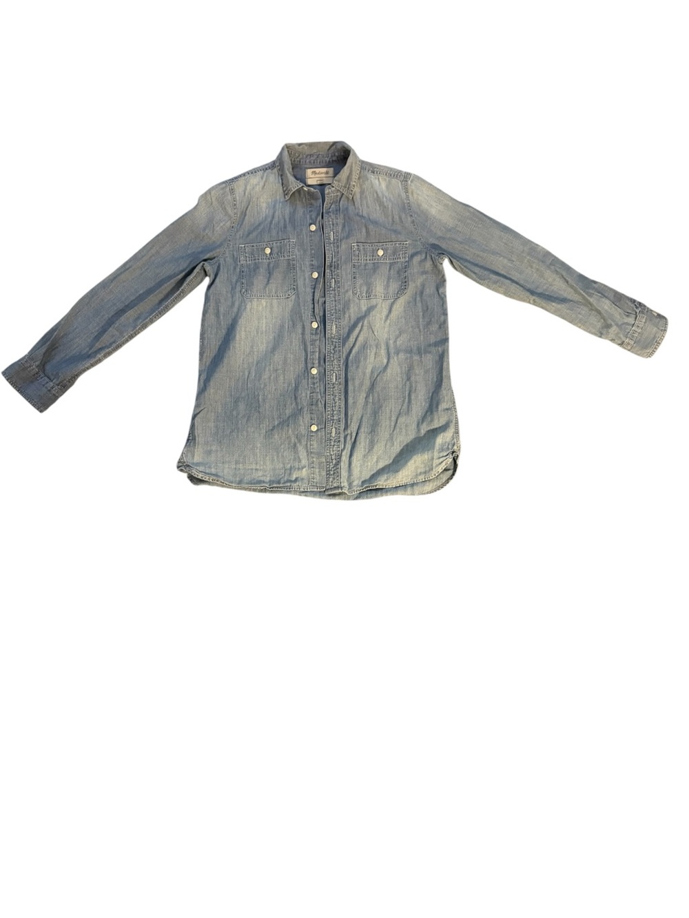 Madewell Light Blue Denim Button-Down Shirt